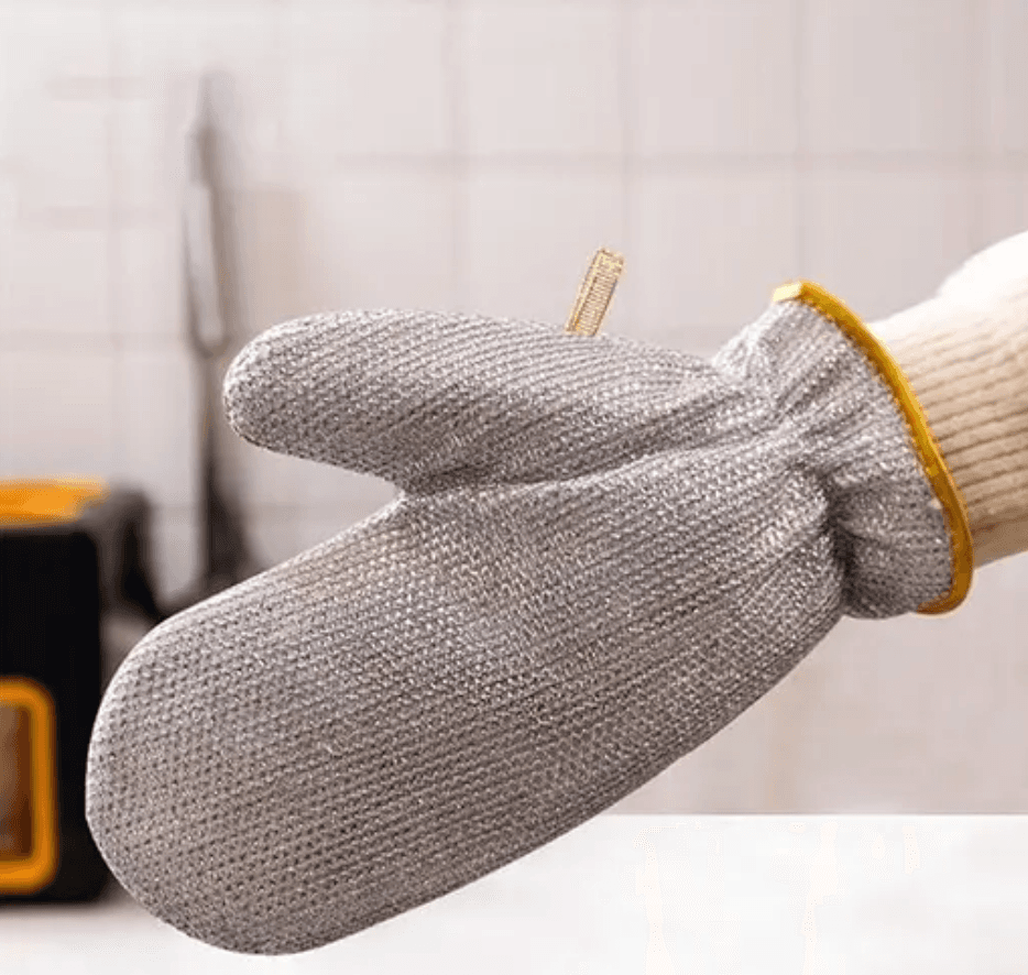 2 Pcs Steel Wire Gloves( 2 Years Warranty)