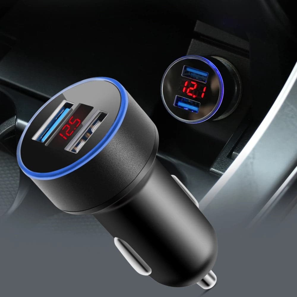Car Charging Accessories Dual USB Charger 3.1Amps