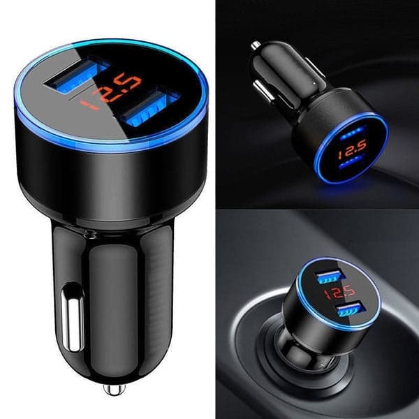 Car Charging Accessories Dual USB Charger 3.1Amps
